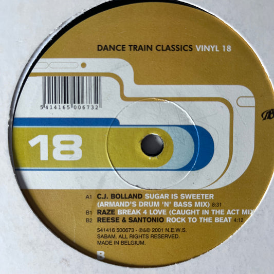Dance Train Classics Vol 18 3 Track 12inch Vinyl Record 2001