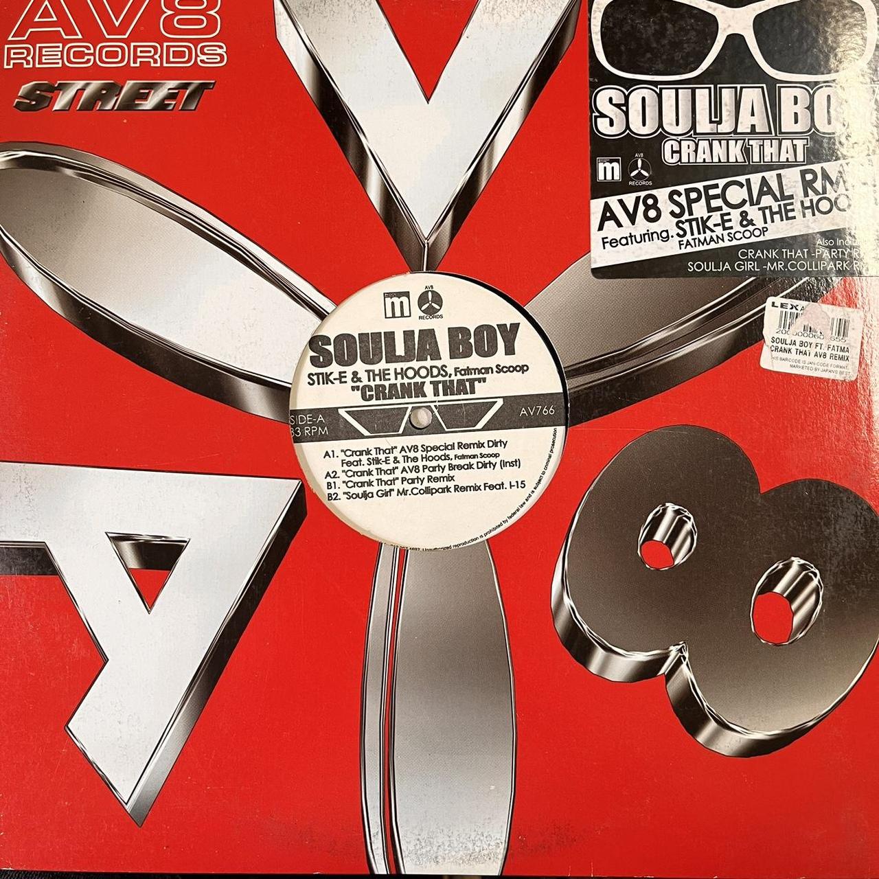Soulja Boy “Crank That” AV8 Remix 4 Version 12inc h Vinyl
