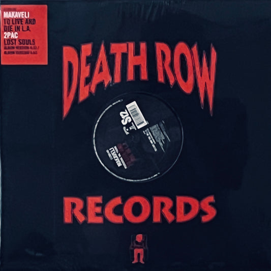 2pac Maiaveli “To Live And Die in LA” / “Lost Souls” Death Row 2 Track 12inch