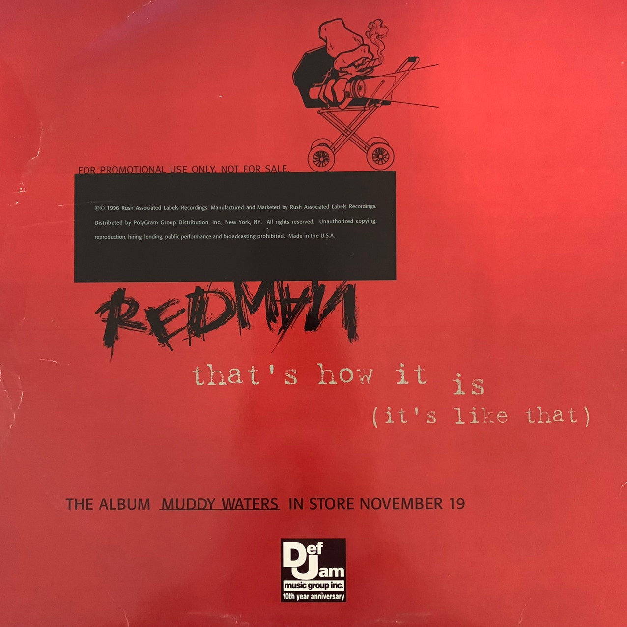 Redman “Thats How It Is ( It’s Like That )” 5 Version 12inch Vinyl