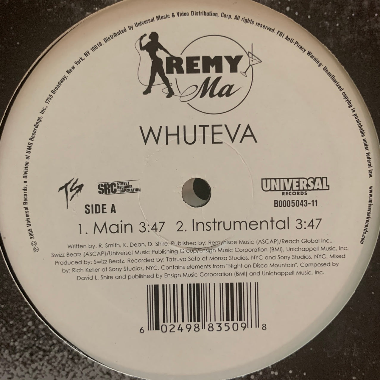 Remy Ma “Whuteva” 4 Version 12inch Vinyl