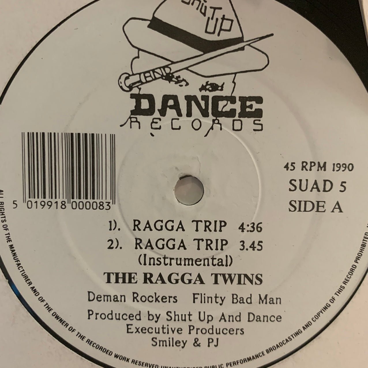 The Ragga Twins “Ragga Trip” / “Hooligan 69” 4 Version 12inch Vinyl