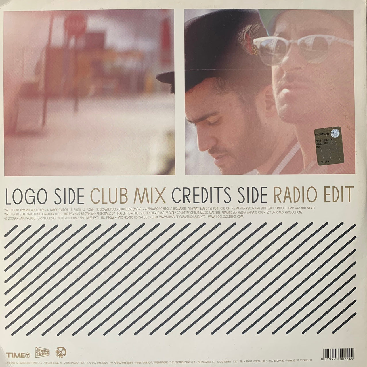 Armand Van Helden & A-Trak Present Duck Sauce “Any Way” 2 version 12inch Vinyl
