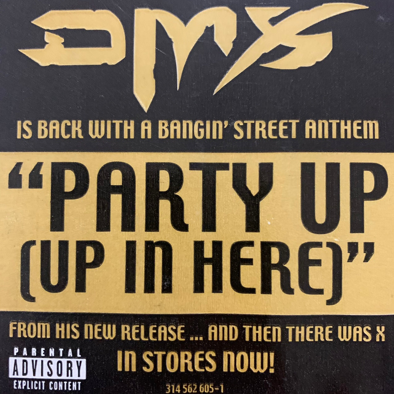 DMX Where “Party Up ( Up In Here )” 12 Inch Vinyl