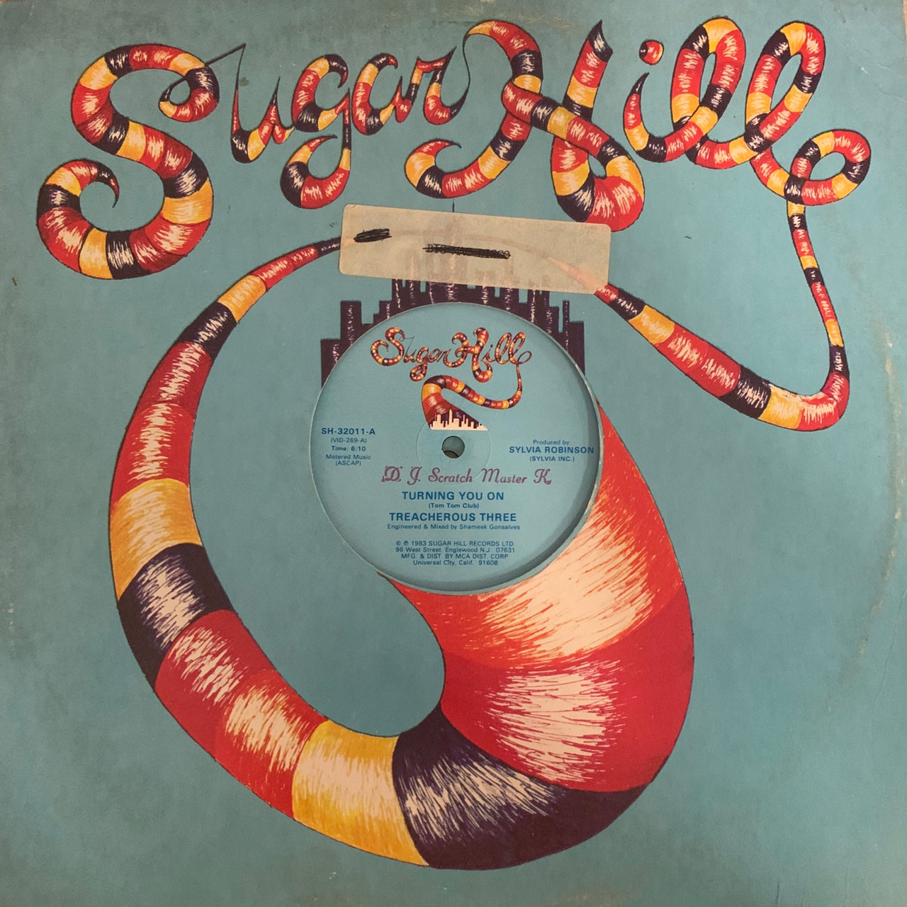 Treacherous Three “Turning You On” / “U.F.O” 2 Track 12inch Vinyl