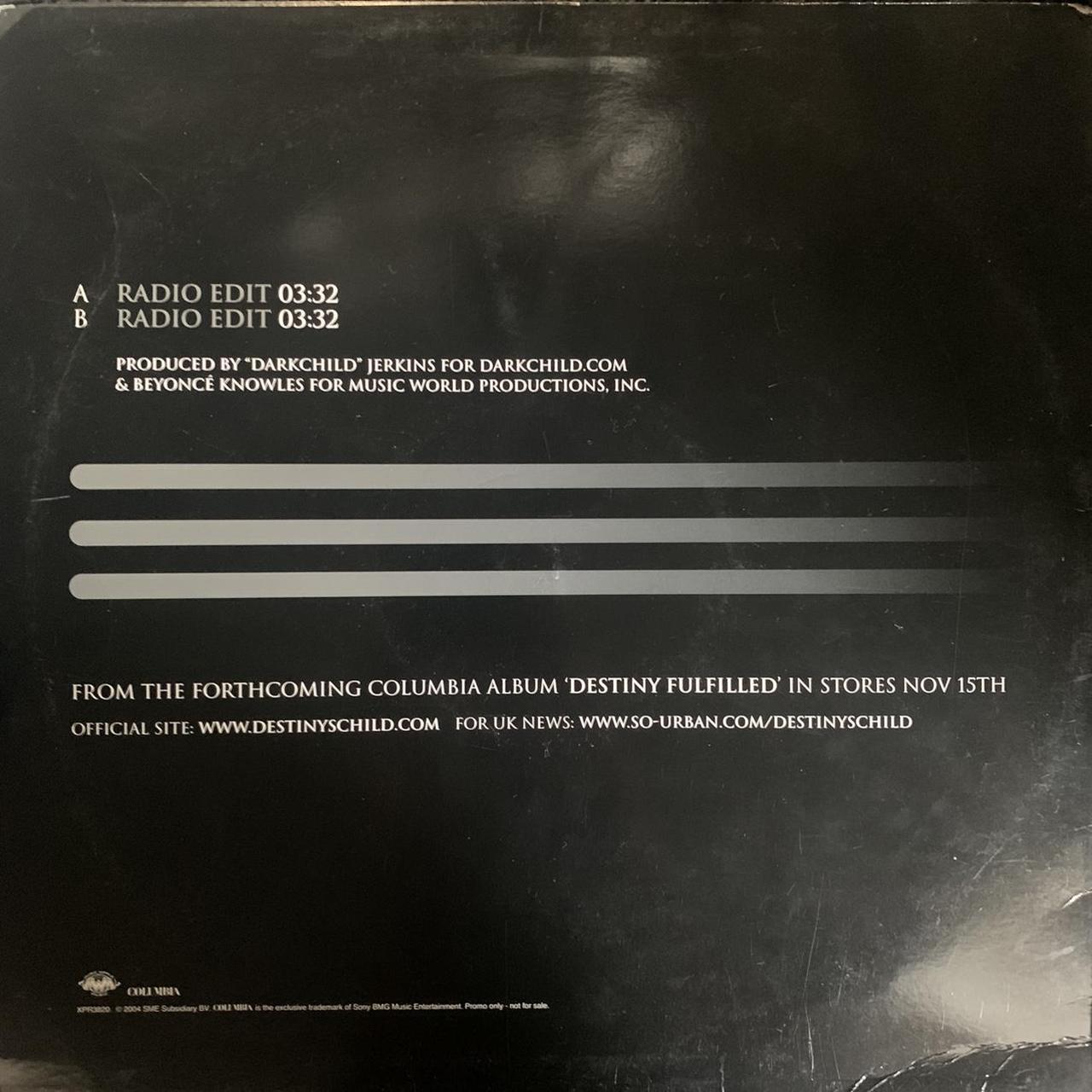 Destiny’s Child “Lose My Breath” Rare 2 Track 12inch Vinyl