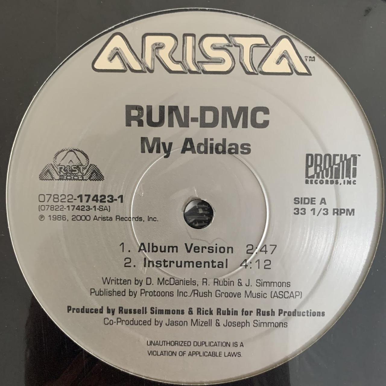 RUN DMC “My Adidas” / “Peter Piper” 3 Track 12inch Vinyl