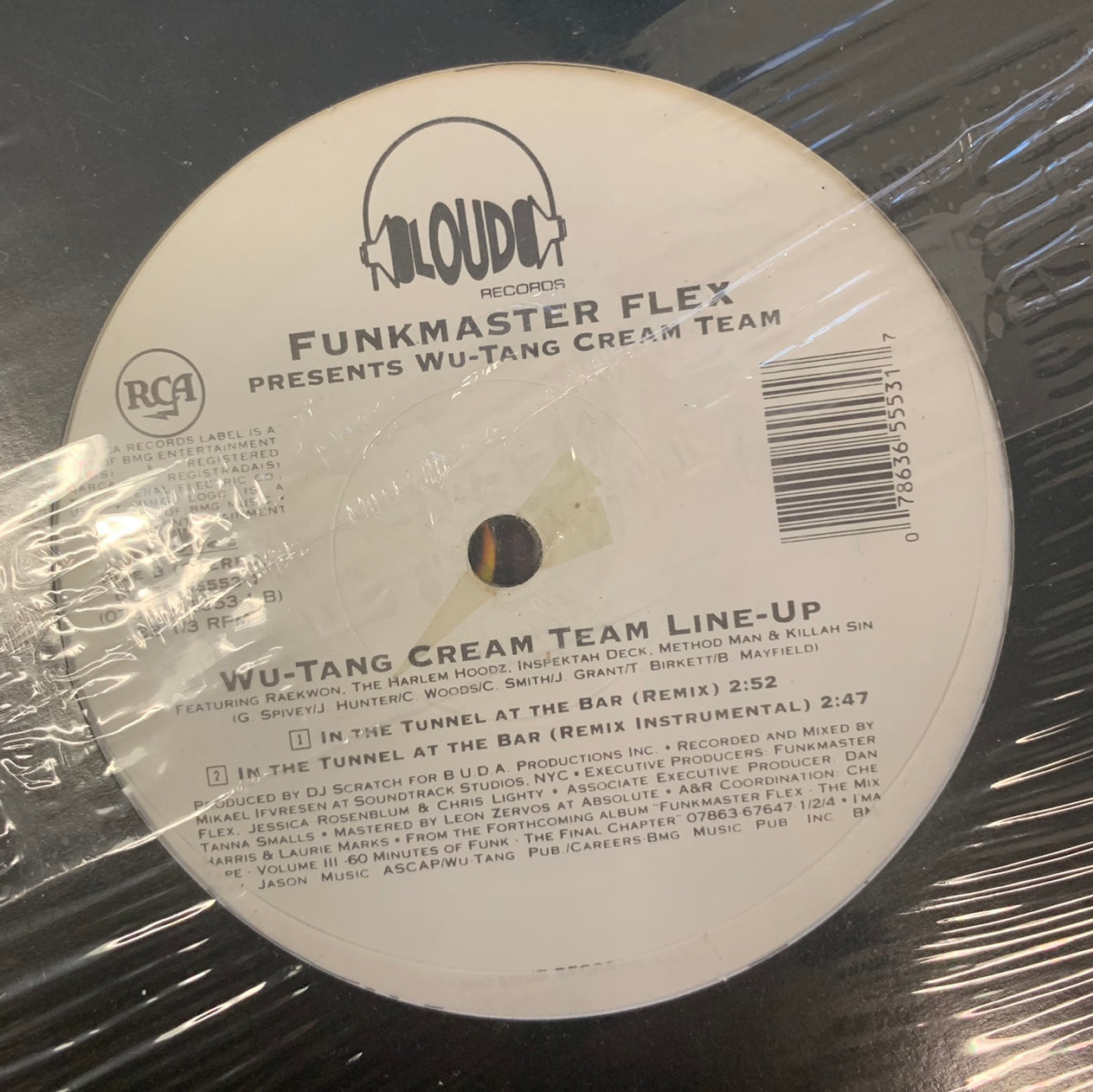 Funkmaster Flex Presents Wu Tang Cream Team line up, 5 Track 12inch Vinyl