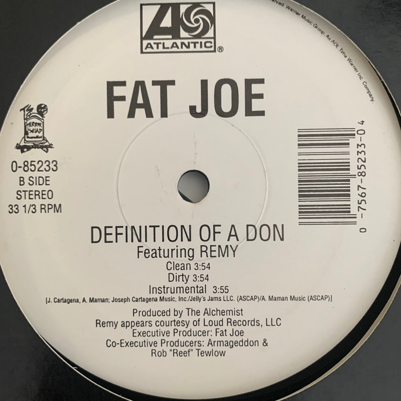 Fat Joe feat Ashanti “What’s Luv” / “Definition Of A Don” Feat Remy Ma 6 Version 12inch Vinyl