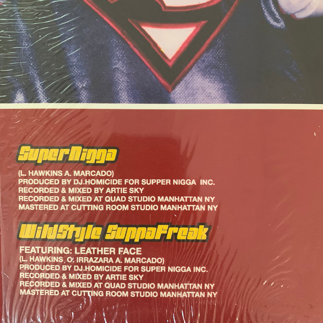 U God “Supernigga” 2 Track 12inch Vinyl