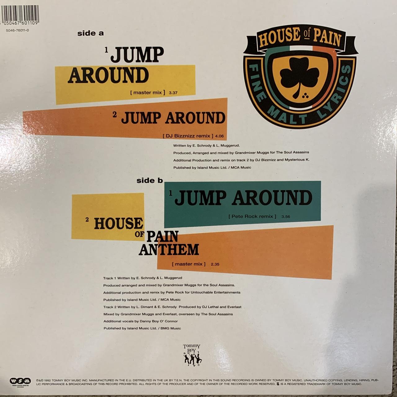 House of Pain “Jump Around” 4 Track 12inch Vinyl