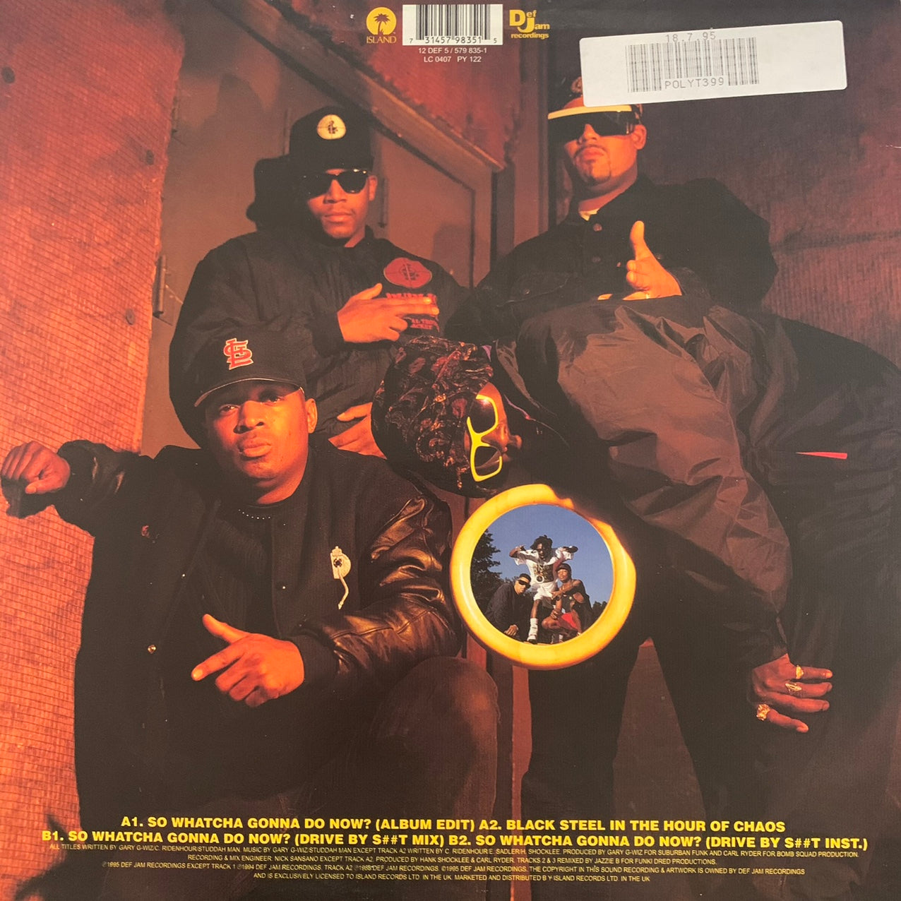 Public Enemy “So Whatcha Gonna Do Now” 4 Track 12inch Vinyl