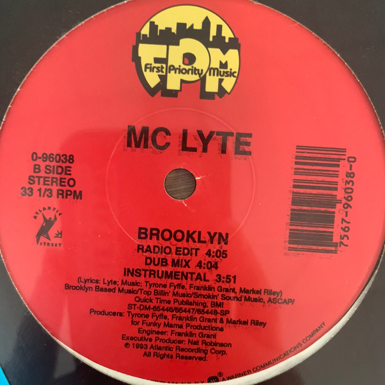 MC Lyte “Ruffneck” / “Brooklyn” 6 Version 12inch Vinyl