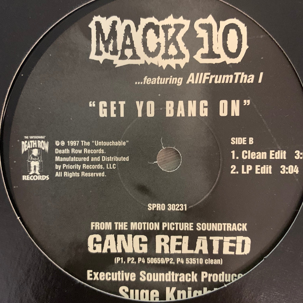 Ice Cube “Greed” / Mack 10 “Get Yo Bang On” 4 Version 12inch Vinyl