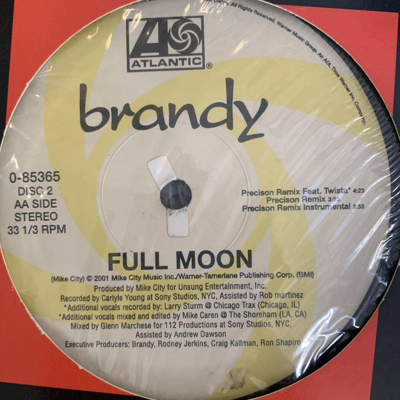 Brandy “Full Moon” 8 Version 12inch 2 x Vinyl Double Pack