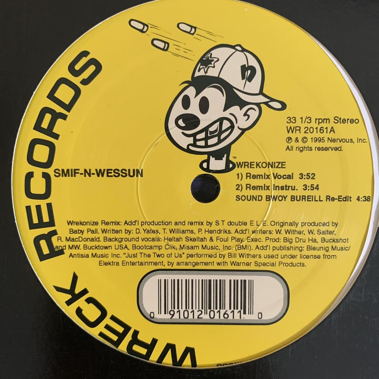 Smif-N-Wessun “Wrekonize” / “Sound Bwoy Bureill” 6 Track 12inch Vinyl