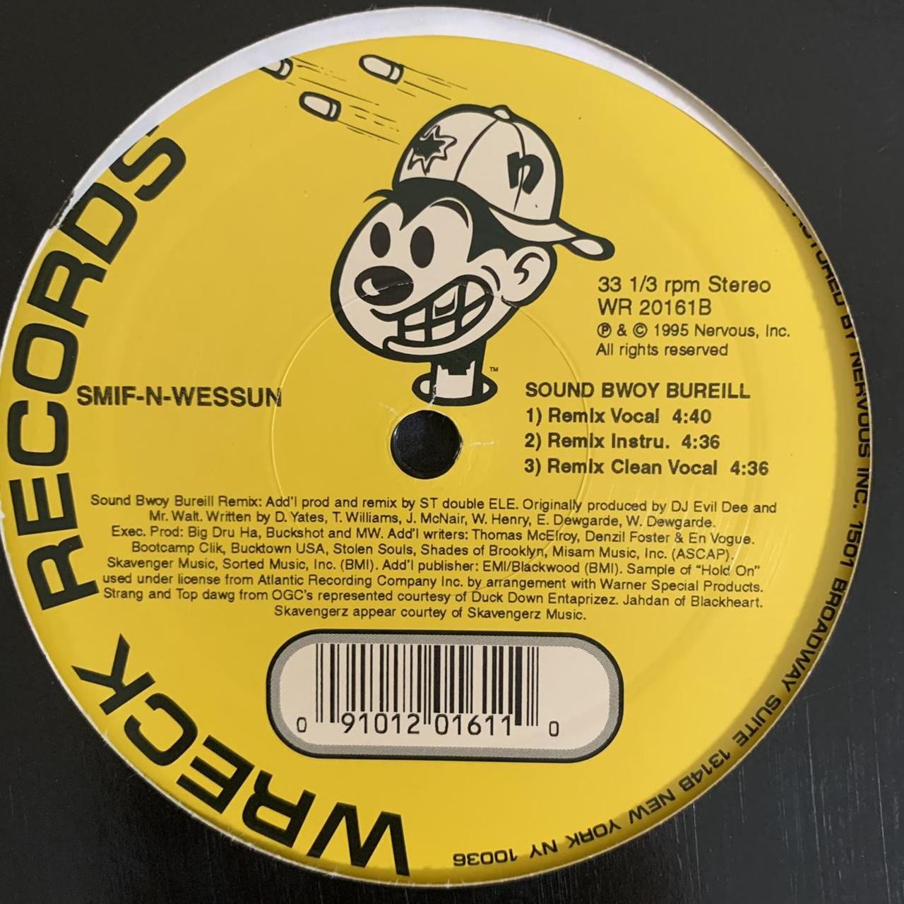 Smif-N-Wessun “Wrekonize” / “Sound Bwoy Bureill” 6 Track 12inch Vinyl
