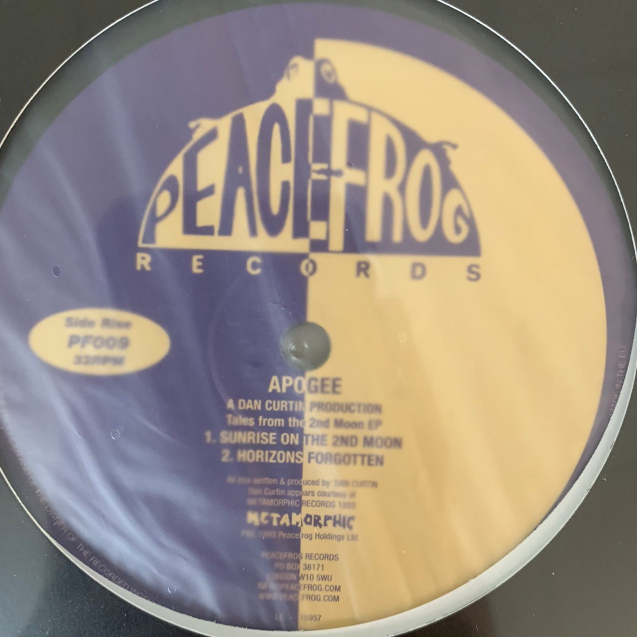 Apogee “Inside Above” / “Sunset On The 2nd Moon” 4 Track 12inch Vinyl
