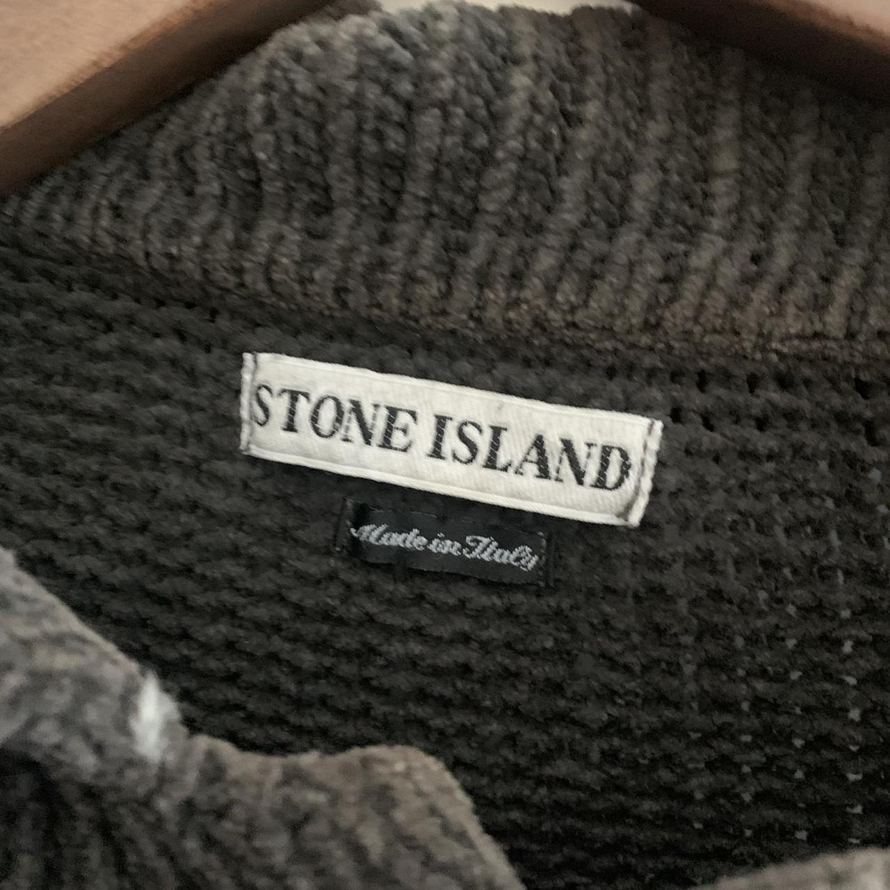 Vintage Stone Island late 90’s button top wool sweater near mint condition size XL made in Italy