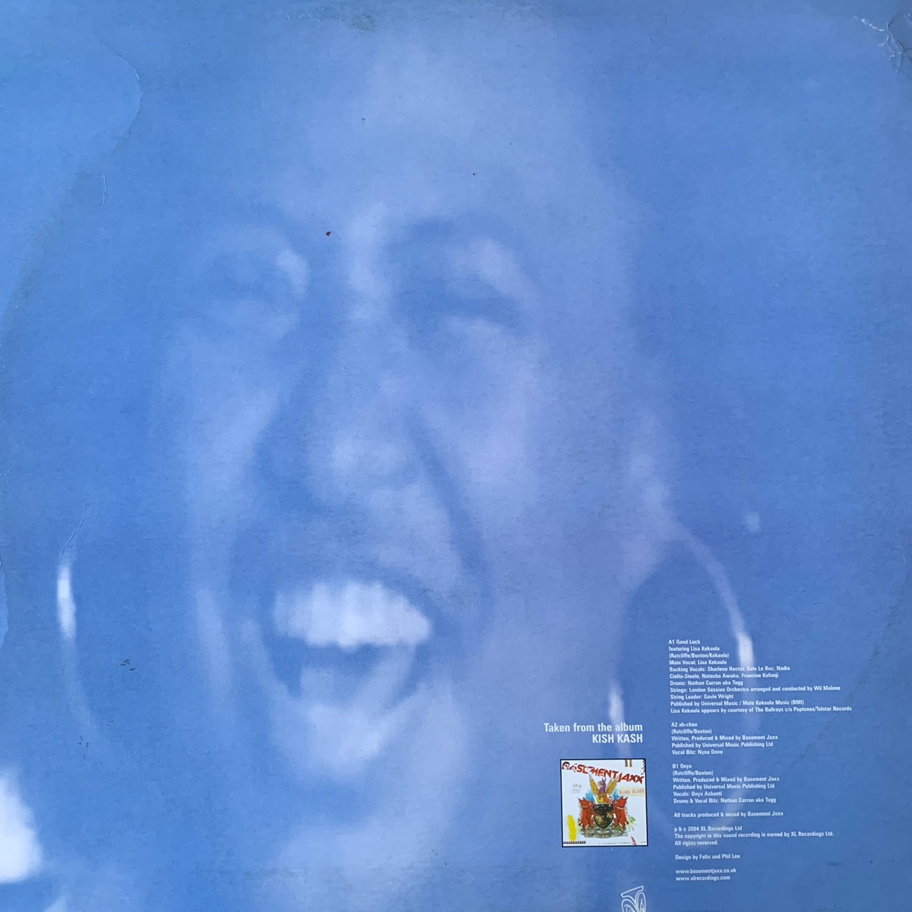 Basement Jaxx Feat Lisa Kekaula “Good Luck” / “ah-Choo” / “Onyx” 3 Track 12inch Vinyl