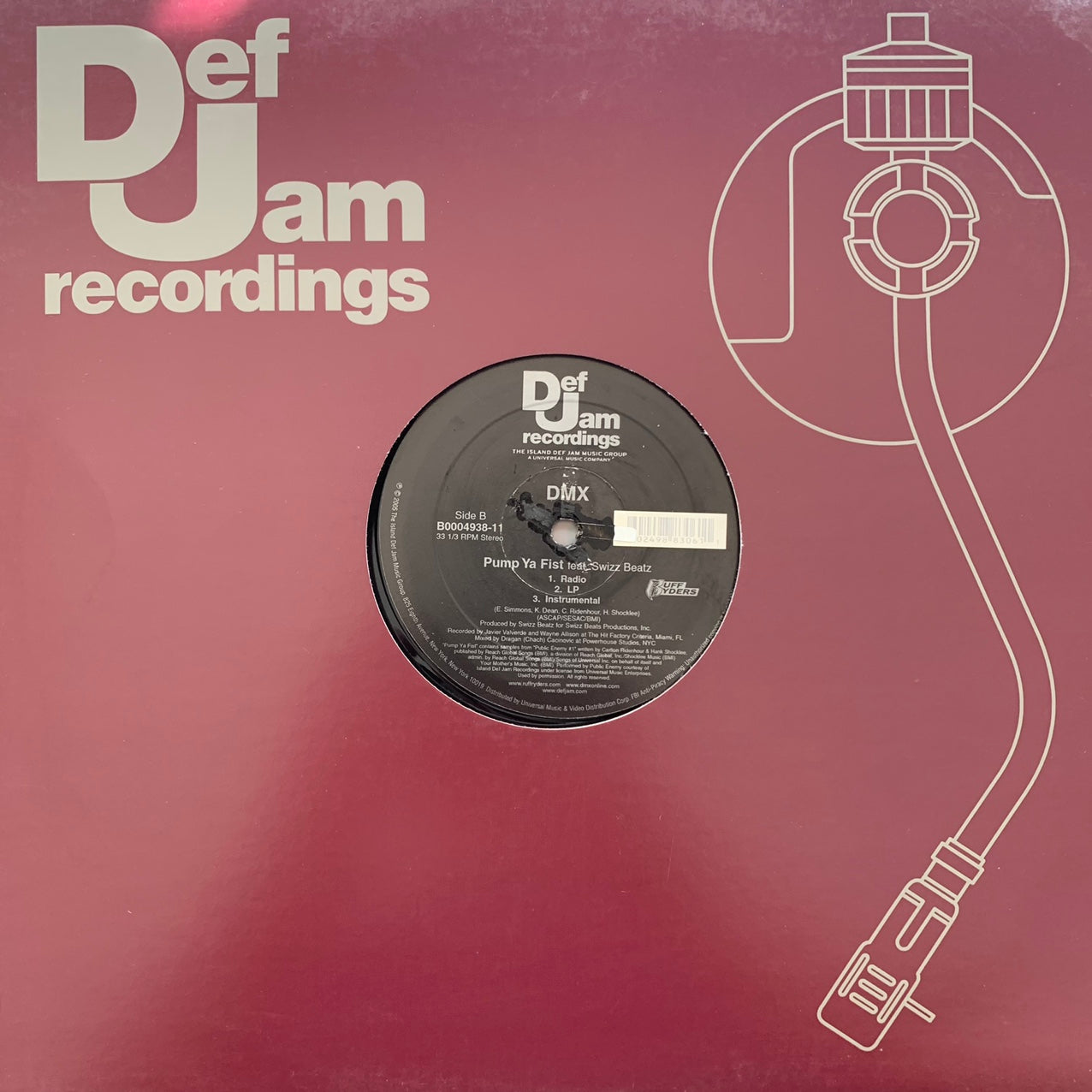 DMX “Give Em What They Want” / “Pump Ya Fist” 6 Version 12inch Vinyl