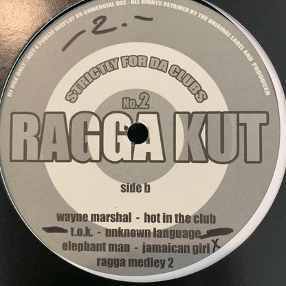 Strictly For Da Clubs Vol 2 Ragga Kut Featuring Sean Paul, Wayne Wonder, Elephant Man and more