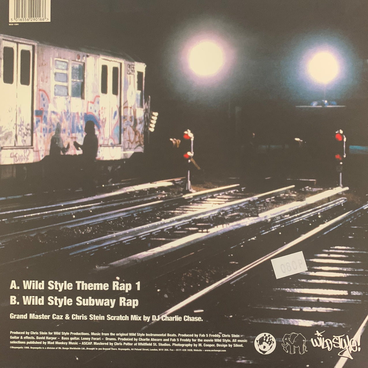 Grand Master Caz “Wild Style Theme Rap 1” 2 Track 12inch Vinyl