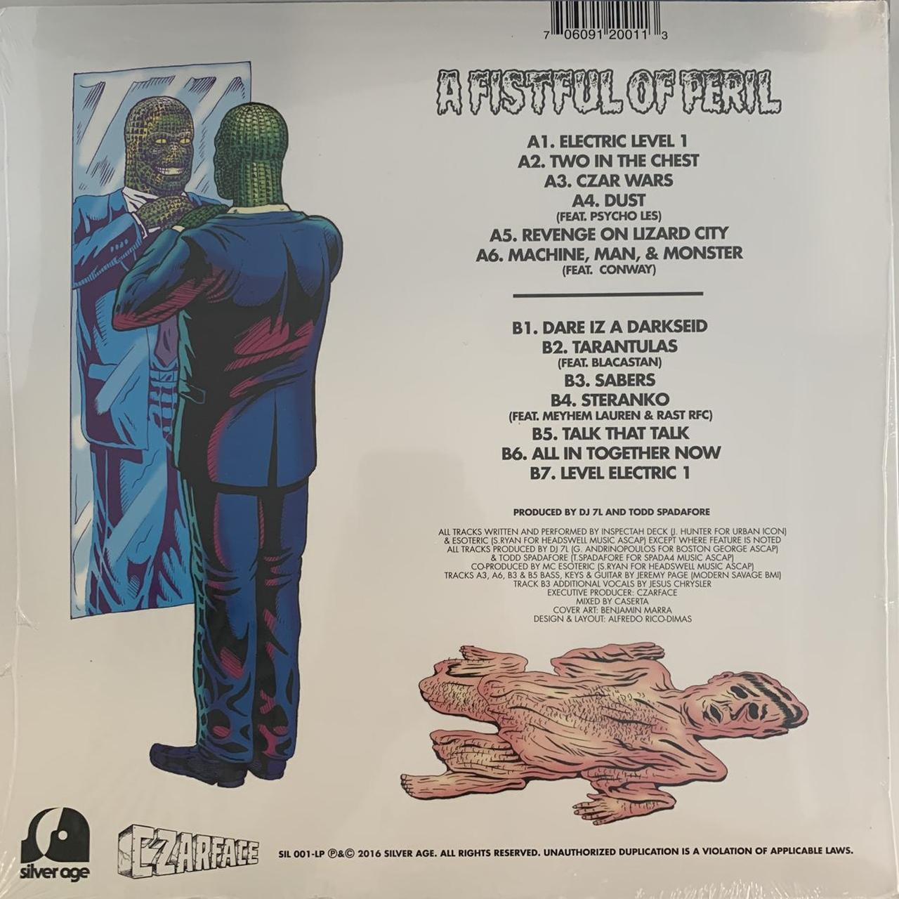 Czarface “A Fistful Of Peril” 13 Track 12inch Vinyl, Featuring “Tarantulas” / “Czar Wars” / “Sabers”