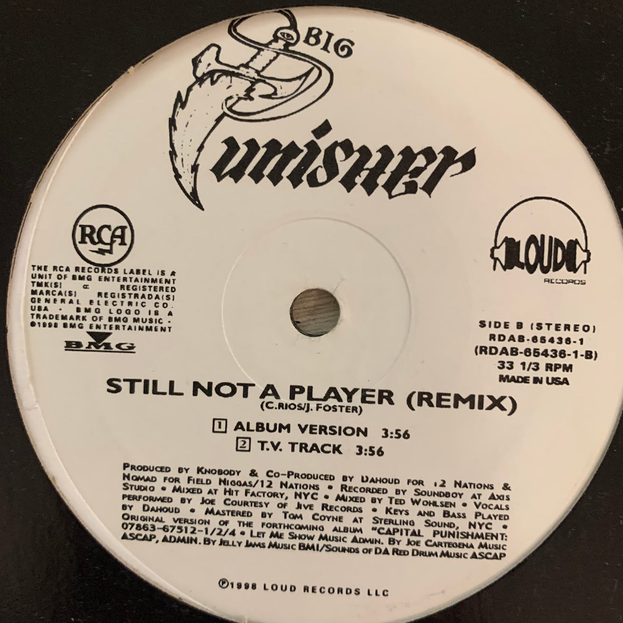 Big Pun “Still Not A Player” 3 Version 12inch Vinyl