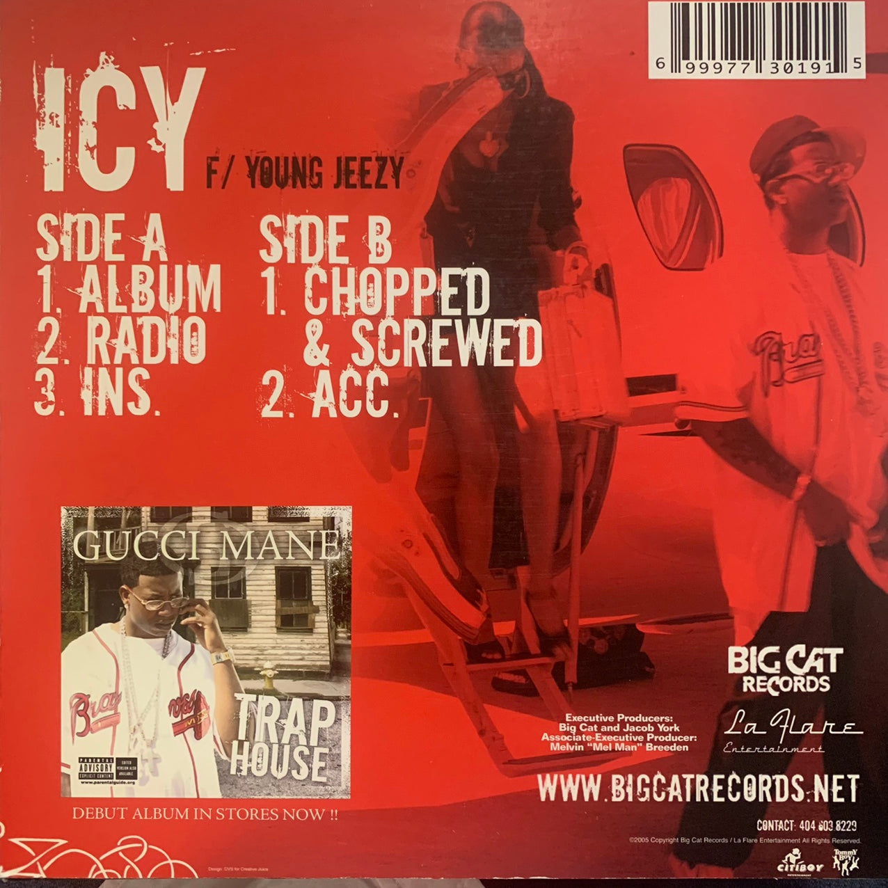 Gucci Mane Feat Young Jeezy “Icy” 5 Track 12inch