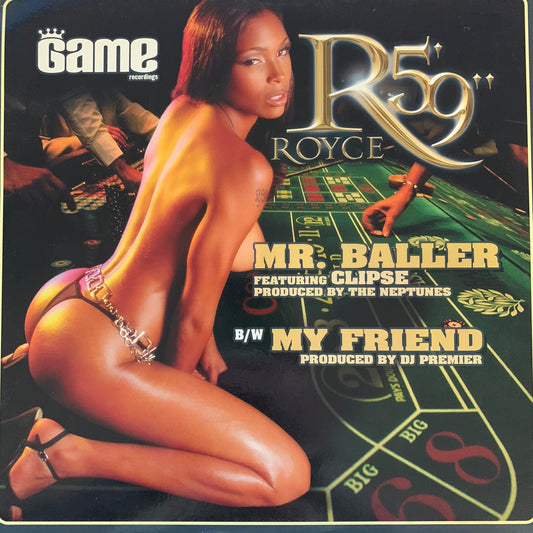 Royce Da 59 “Mr Baller” / “My Friend” Produced by DJ Premier 6 Version 12inch Vinyl