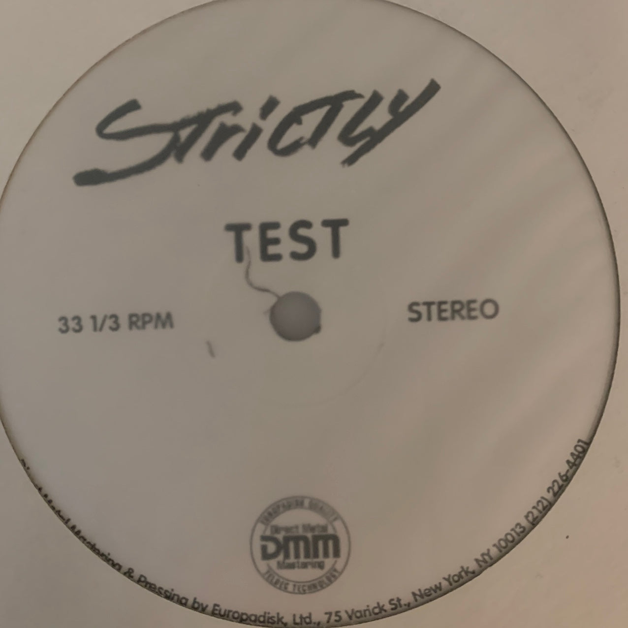 George Morel ‘Morel’s Grooves Part 1’ Test Pressing Extremely rare White Label Promo 4 Track 12inch Vinyl