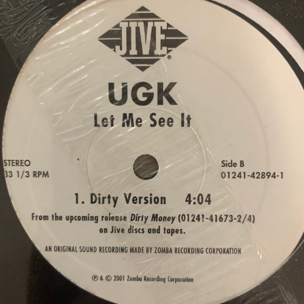 UGK “Let Me See It” 2 Version 12inch Vinyl