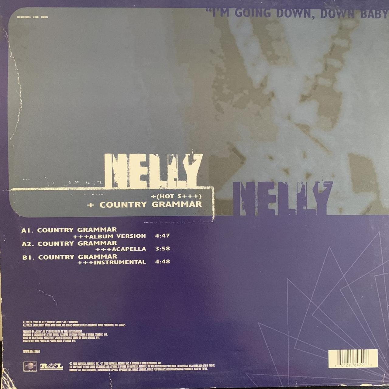 Nelly “Country Grammar” 3 Track 12inch Vinyl