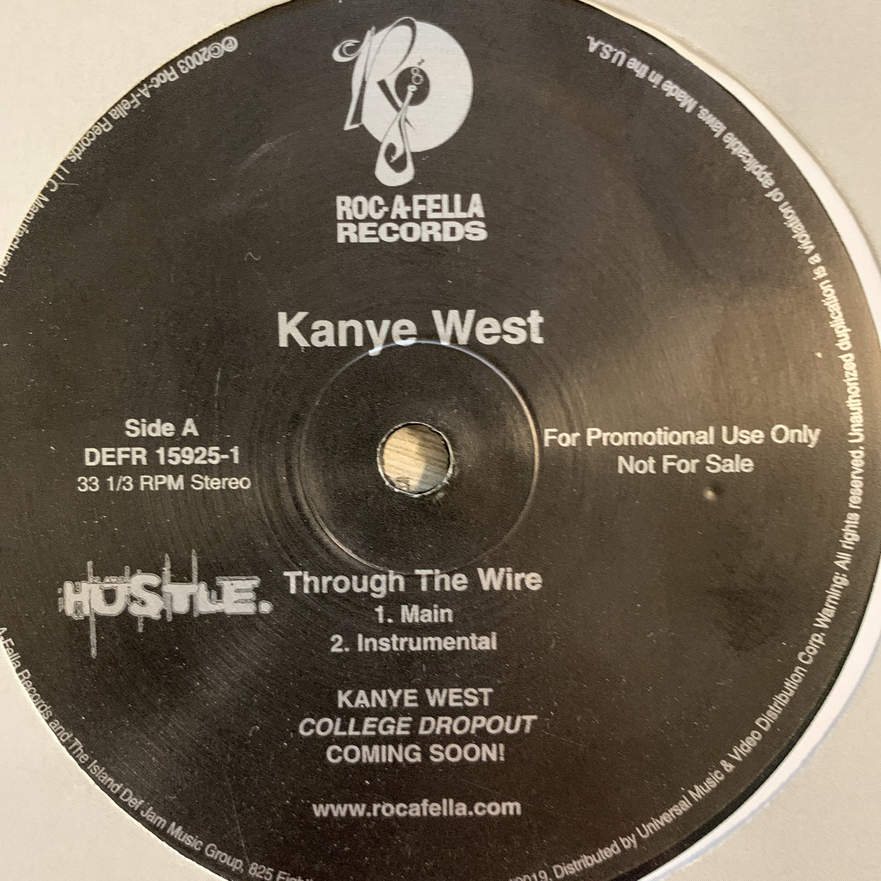 Kanye West “Through The Wire” / “Two Words” 5 Version 12inch Vinyl