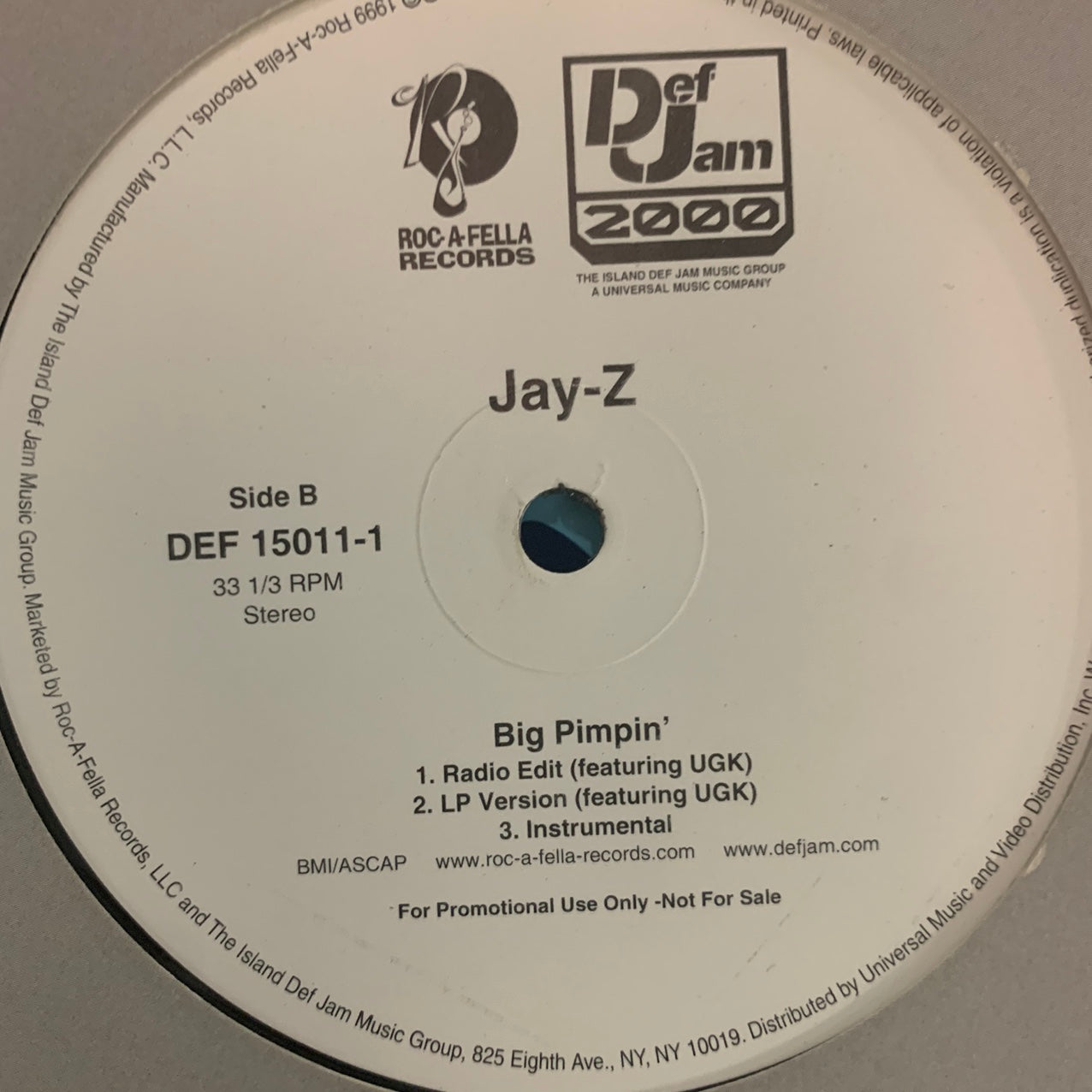 Jay-Z “Things That You Do” / “Big Pimpin” 6 version 12inch Vinyl