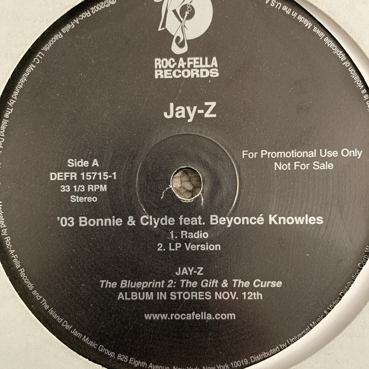 Jay Z “03 Bonnie & Clyde” Feat Beyoncé