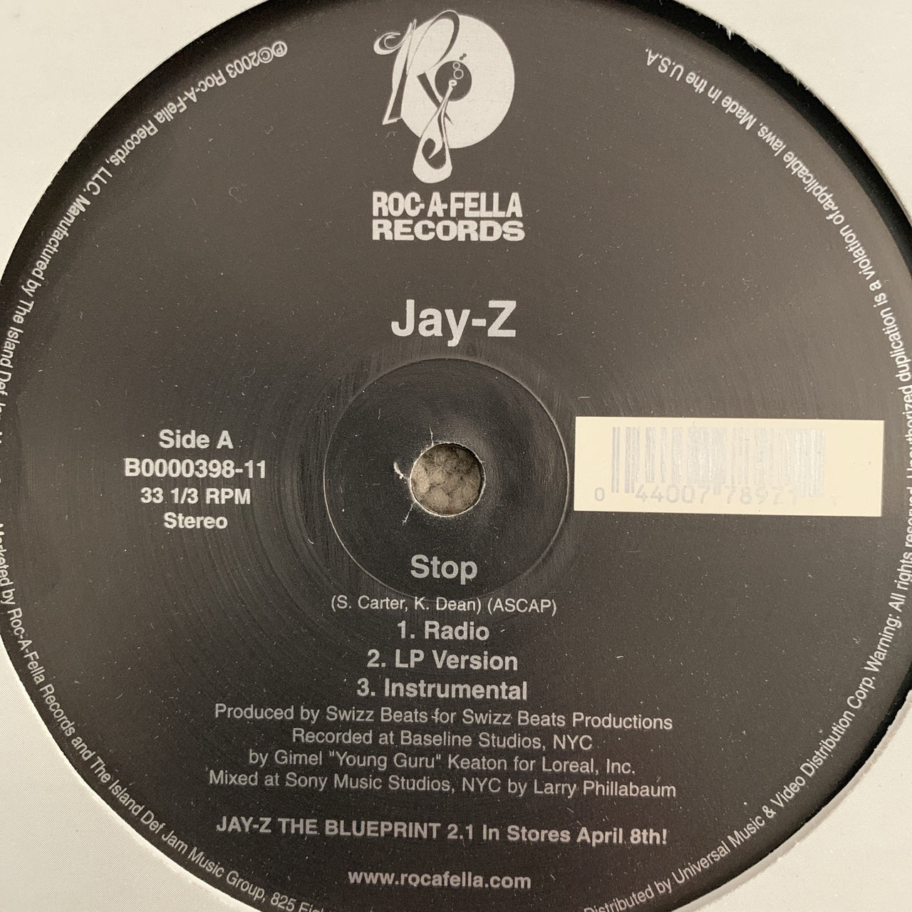 Jay Z “Stop” / “Excuse Me Miss”