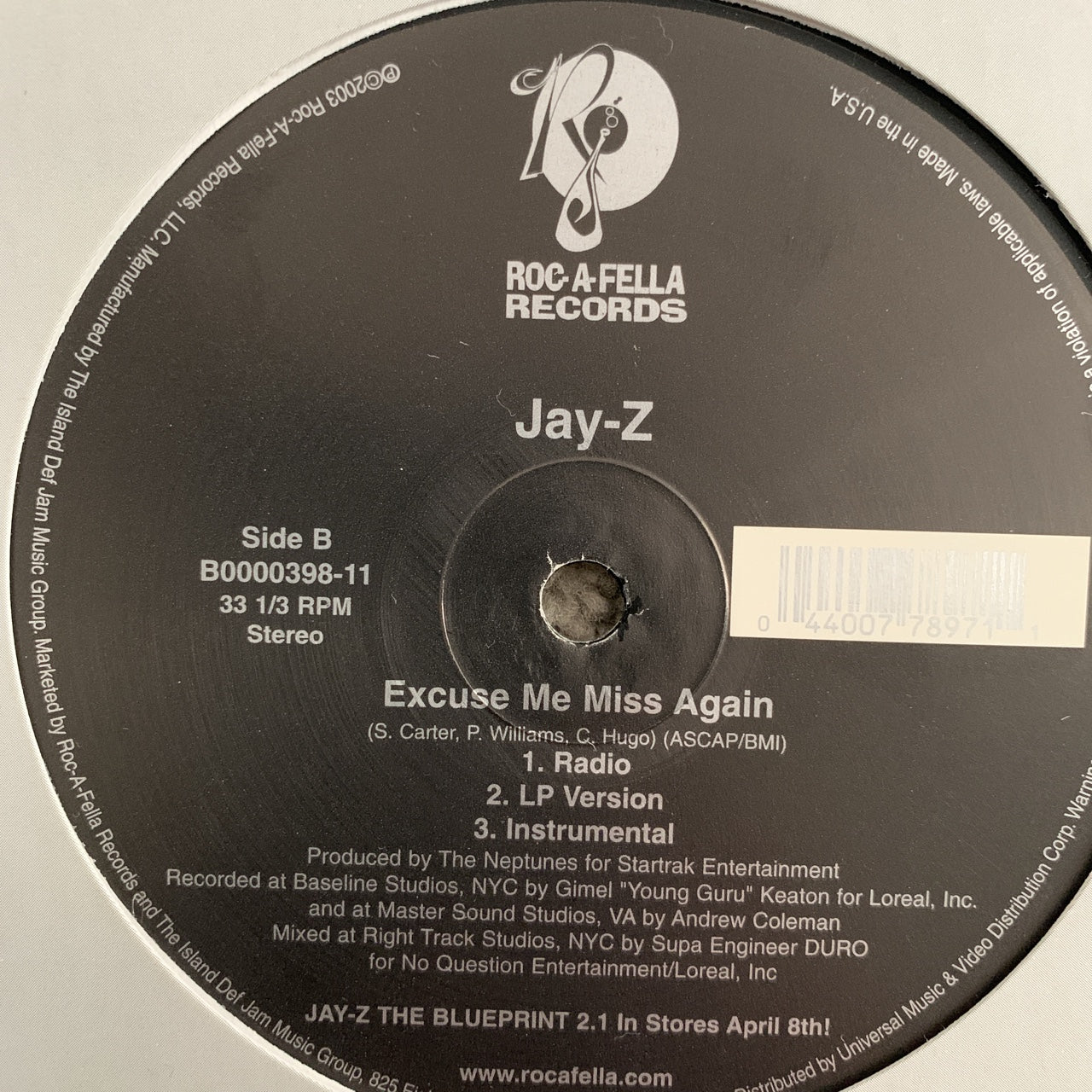 Jay Z “Stop” / “Excuse Me Miss”