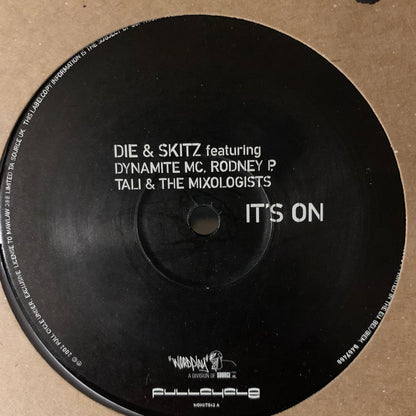 Die & Skitz Feat Dynamite MC “It’s On” 2 Track 12inch Vinyl