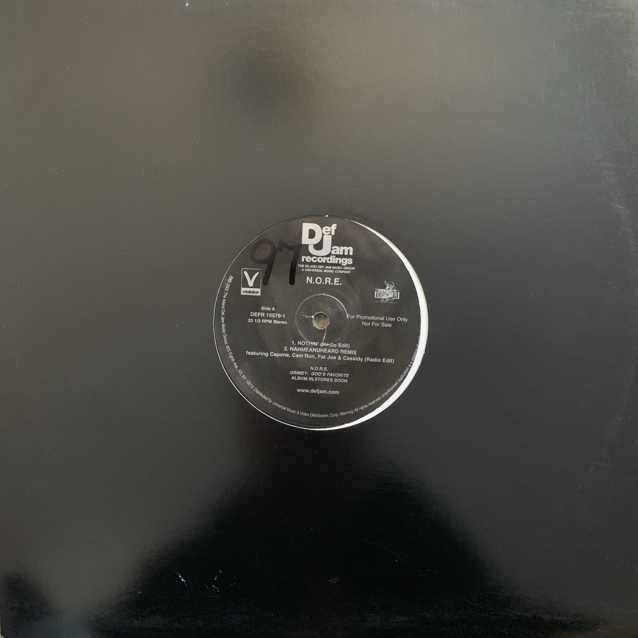 N.O.R.E. “Nothin” Original Radio Edit, Dj Promo Version