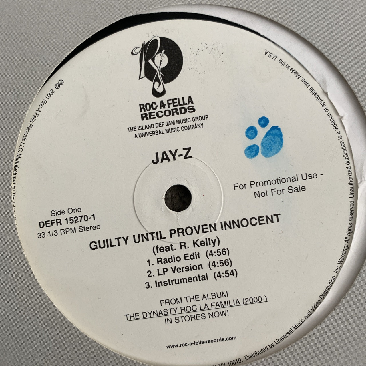 Jay Z “Guilty Until Proven Innocent” / “1-900-Hustler”