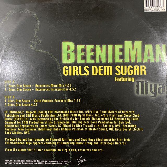 Beenie Man Feat Mya “Girls Dem Sugar”