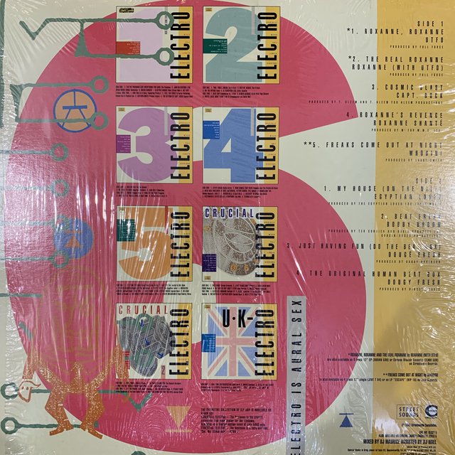 Electro 6 Street Sounds 9 Track LP Hip Hop Electro
