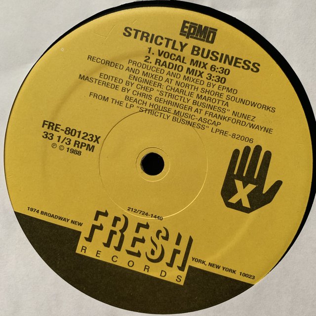 Business”　wax　EPMD　Classic　–　“Strictly　records