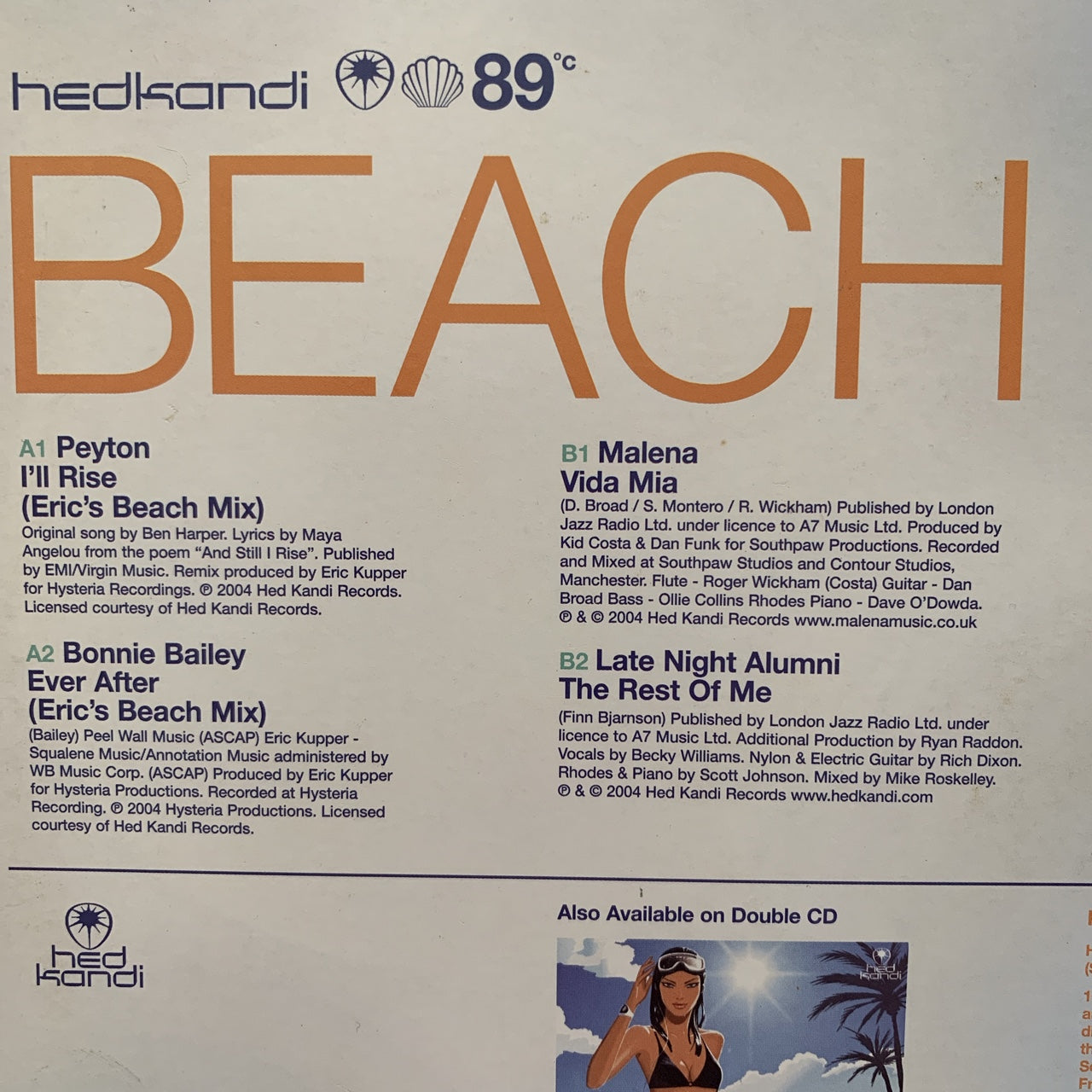 Hed Kandi Beach House 2 X 12inch Summer Sampler