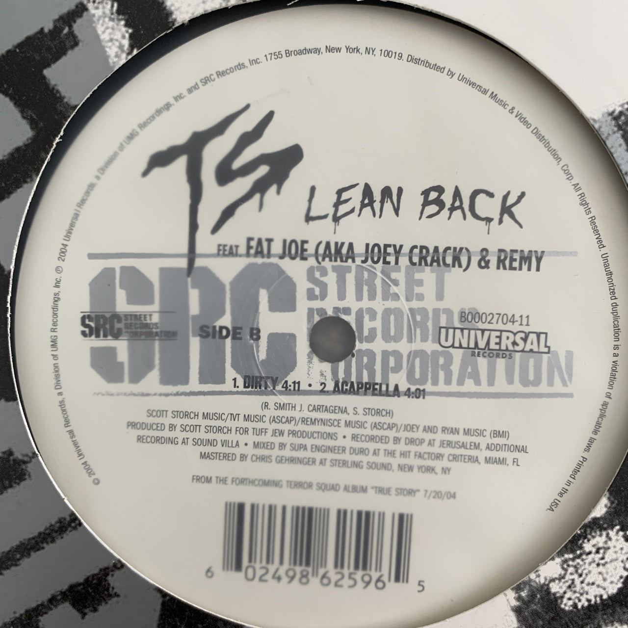 TS “Lean Back” Feat Fat Joe & Remy