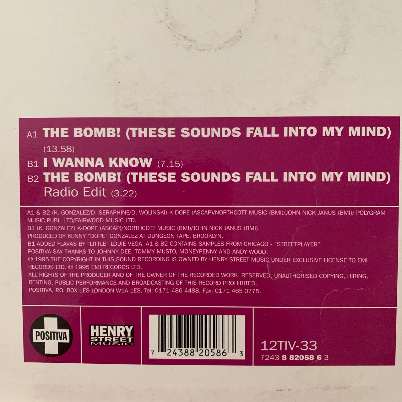 Kenny Dope Presents The Bucket Heads “The Bomb"