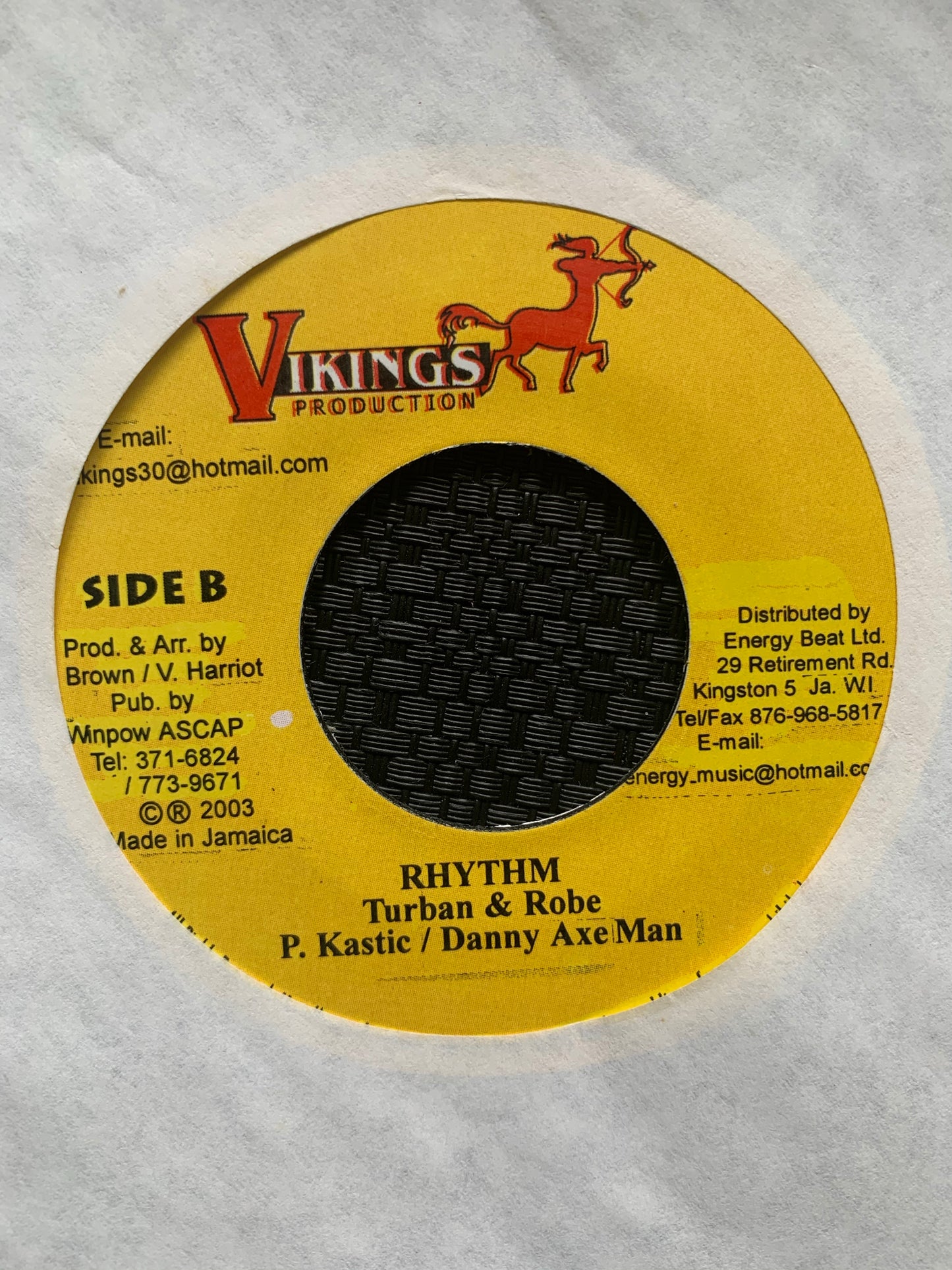 Turbulance “Burn Dem” / “Rhythm” 2 Track 7inch Vinyl