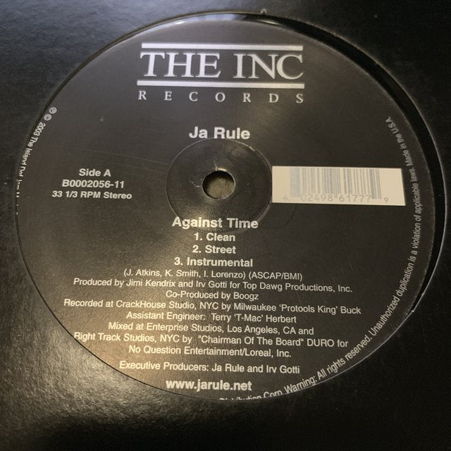 Ja Rule "Against Time"/ "Ni**as & B**ches"